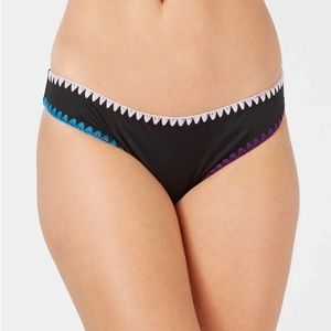 Bar III juniors lace side hipster bikini bottoms